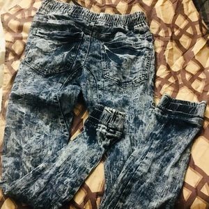Rue 21 Acid Wash Denim Joggers Size: S